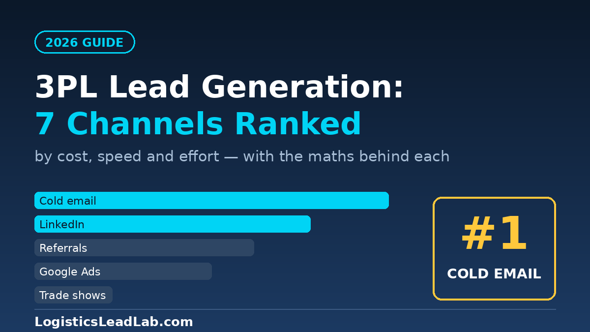 3pl lead generation channels